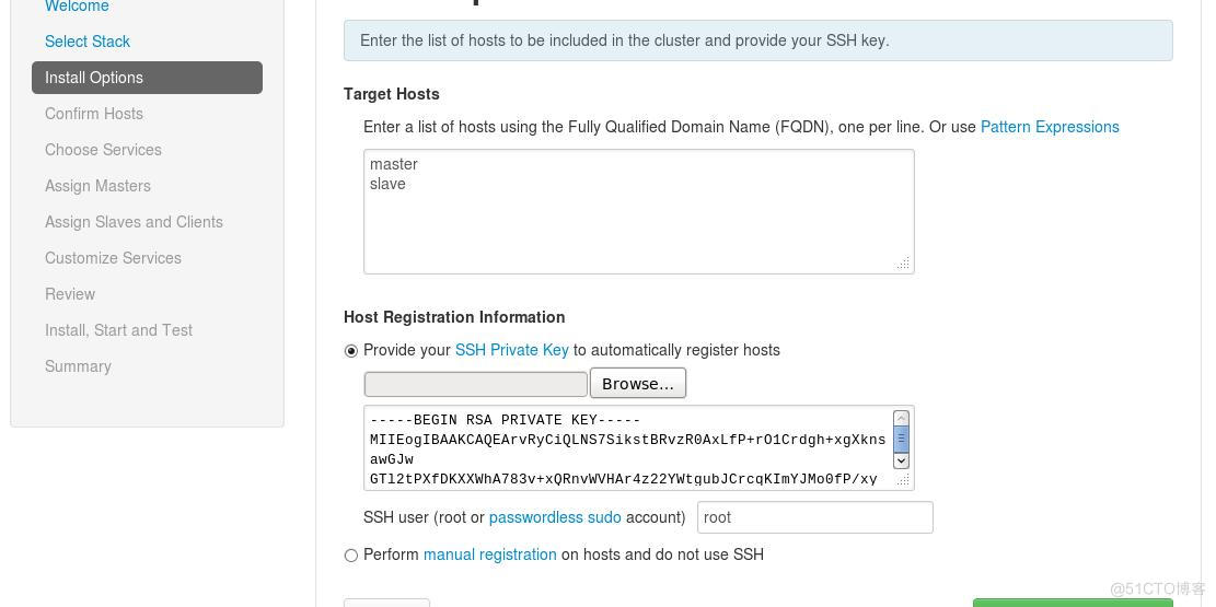 ambari services的hive运行在哪 ambari安装hadoop_主机名