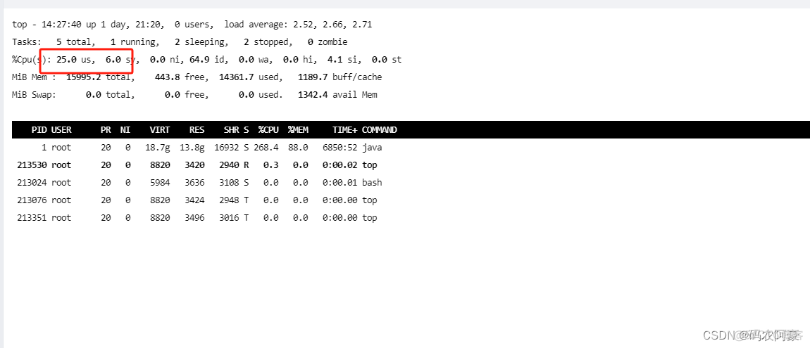 Linux下top命令指标说明_top