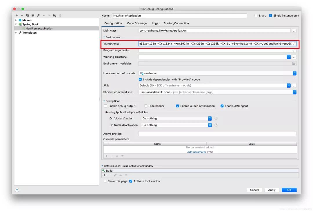 springboot 设置堆内存启动 springboot 内存调优,springboot 设置堆内存启动 springboot 内存调优_tomcat_03,第3张