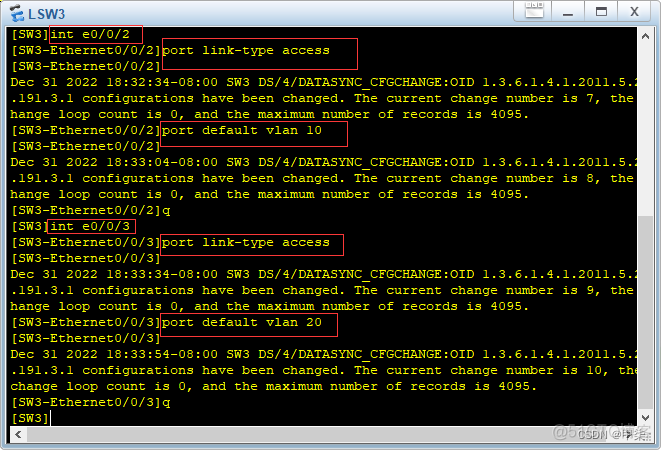 批量划分VLAN 批量创建vlan10到vlan20_批量划分VLAN_07