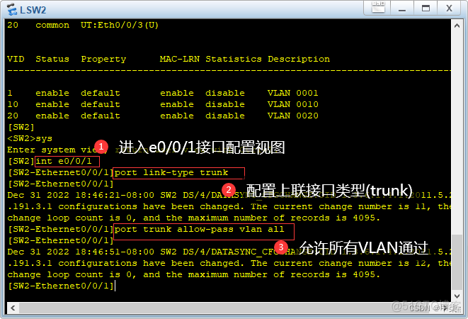 批量划分VLAN 批量创建vlan10到vlan20_服务器_14