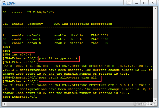 批量划分VLAN 批量创建vlan10到vlan20_服务器_16