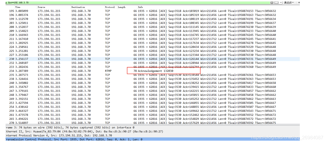 wireshark如何捕获rtp协议数据 wireshark rtmp_协议分析_04