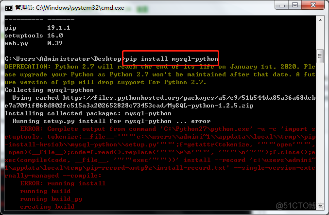 pip3 install mysql 版本 pip mysqldb_python_03