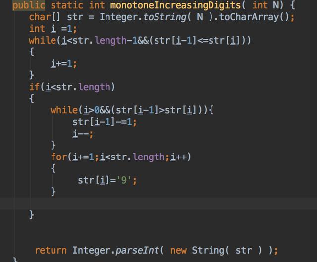 java 单调递增的个数 java数位递增的数_字符数组_03