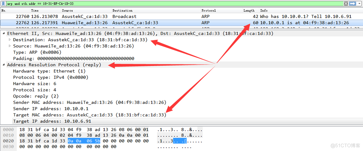 wireshark抓取所有ARP包 如何分析wireshark 抓取的arp报文_子网_05