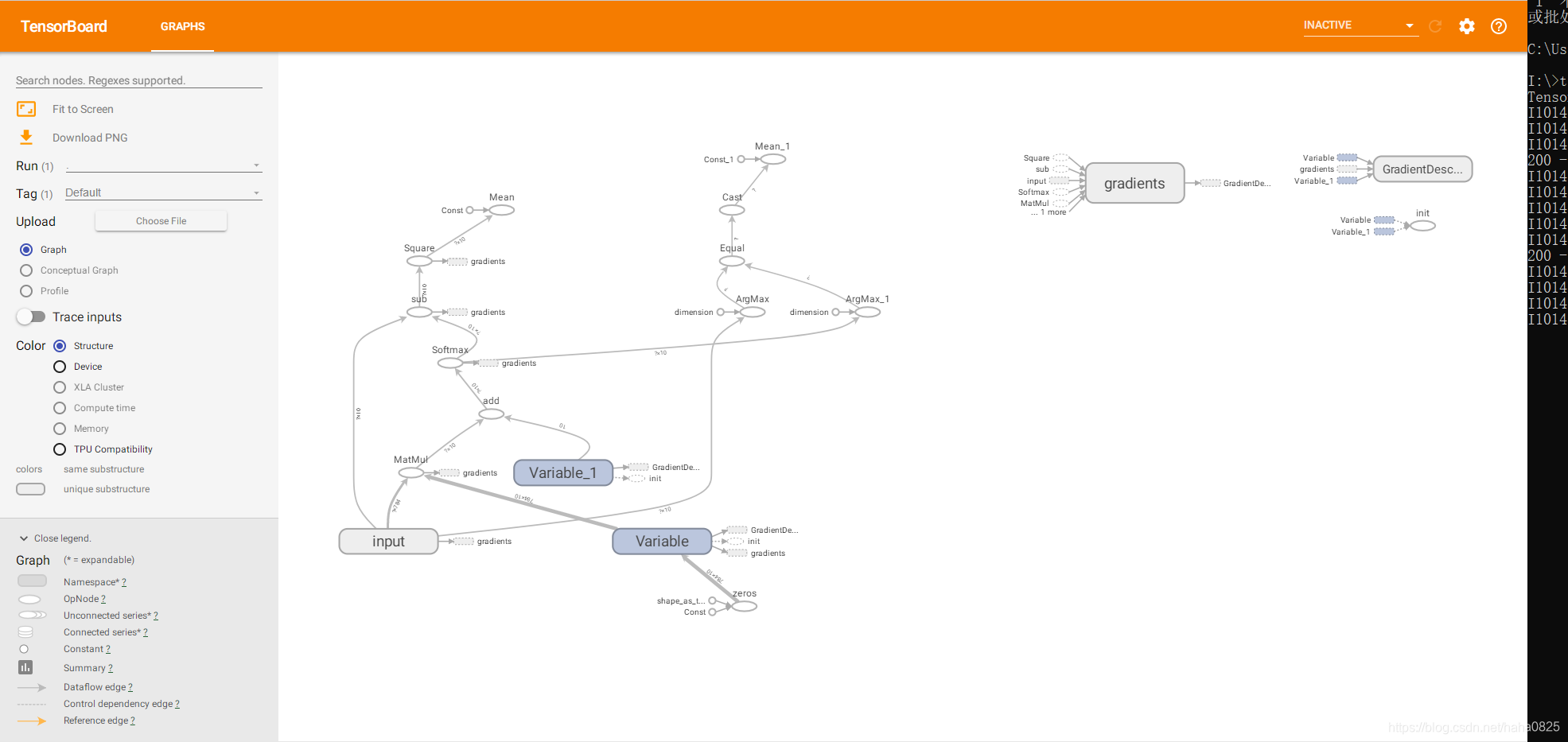 在线生成tensorflow网络结构 tensorflow网络结构可视化_tensorboard_03