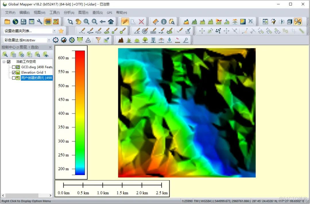 global mapper dsm转换成dem global mapper导出dwg_属性表_11