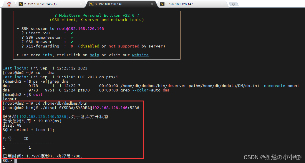 达梦docker启动后怎么改用户名密码 达梦 linux_DM_21