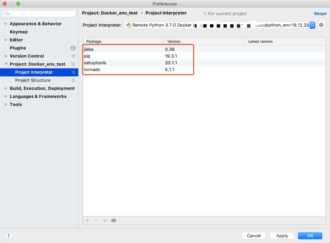 pycharm docker解释器本地镜像 pycharm使用docker环境_docker pycharm 连接_04