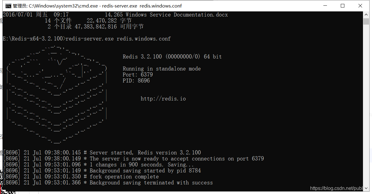 win使用redis后台启动 redis window_linux_03