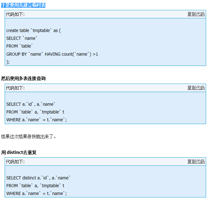 mysql 查询重复数据只保留创建时间最大的一条 mysql查询重复次数_MySQL_05