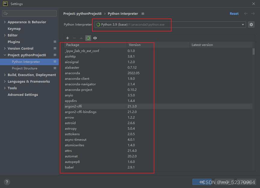 虚拟环境conda改变python版本 pycharm conda 虚拟环境_Python_05