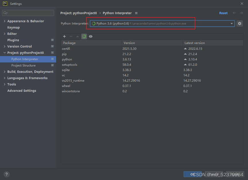 虚拟环境conda改变python版本 pycharm conda 虚拟环境_开发语言_16