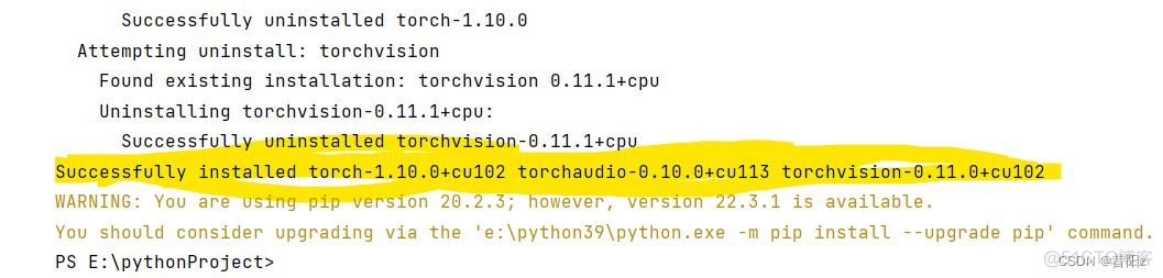 pytorch 更换cuda版本的torch需要卸载之前的版本吗 pytorch对应的cuda版本_官网_25