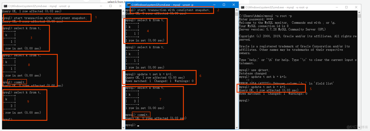 mysql 使用的当前读还是快照读 mysql 当前读 快照读_加锁