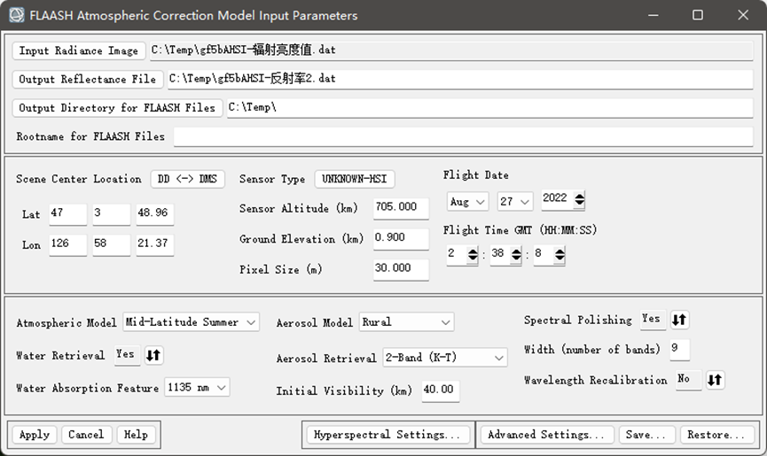 高光谱D1预处理 python 高光谱图像预处理_参数设置_04