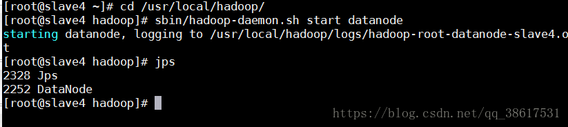 hadoop 节点的动态上下线 hadoop动态增加节点_集群_06