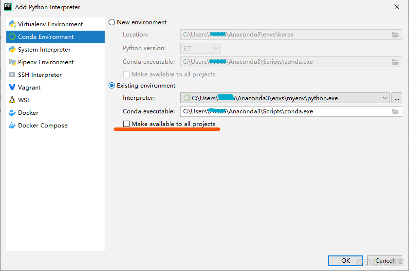 pycharm 具体容器 pycharm使用conda_python 换源_17