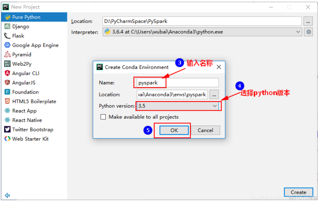 在PyCharm中添pyspark成功 pycharm配置pyspark_anaconda_05