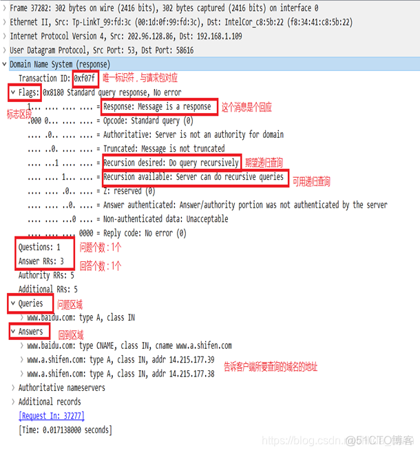 wireshark筛选dns解析特定域名 用wireshark分析dns_IP_06