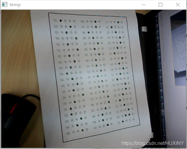 python 答题卡识别源码 opencv 答题卡_python 答题卡识别源码