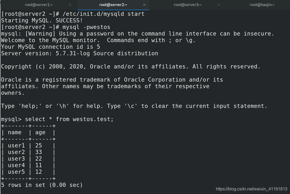 MySQL 的级联复制 mysql 级联从库_MySQL 的级联复制_20