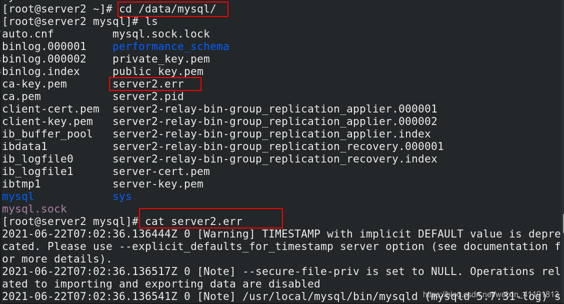 MySQL 的级联复制 mysql 级联从库_mysql_37