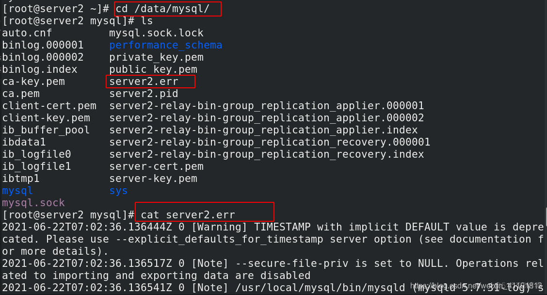 MySQL 的级联复制 mysql 级联从库_mysql_37