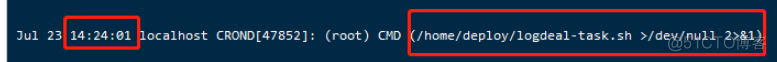 centos定时执行日志 linux定时任务的日志_字段