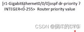 把设备ospf的dr选举优先级更改为0 ospf修改dr优先级_网络协议