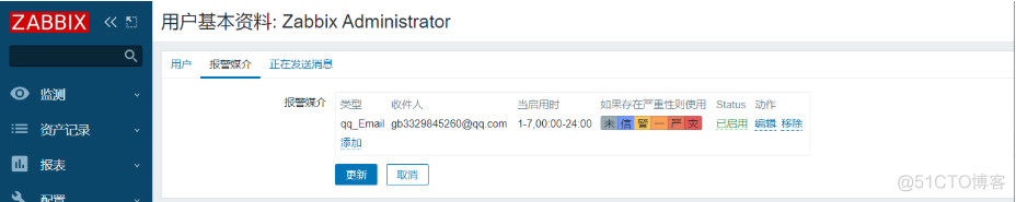 Zabbix测试邮件发送 zabbix邮件告警原理_自定义_86