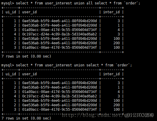 mysql使用子查询的多个结果 mysql子查询语句举例_mysql_14