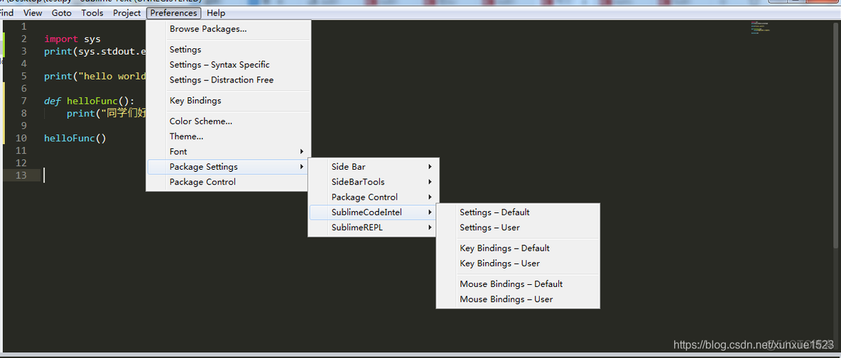 Sublime Text 3 修改python sublime配置python3_控制台中文乱码_09