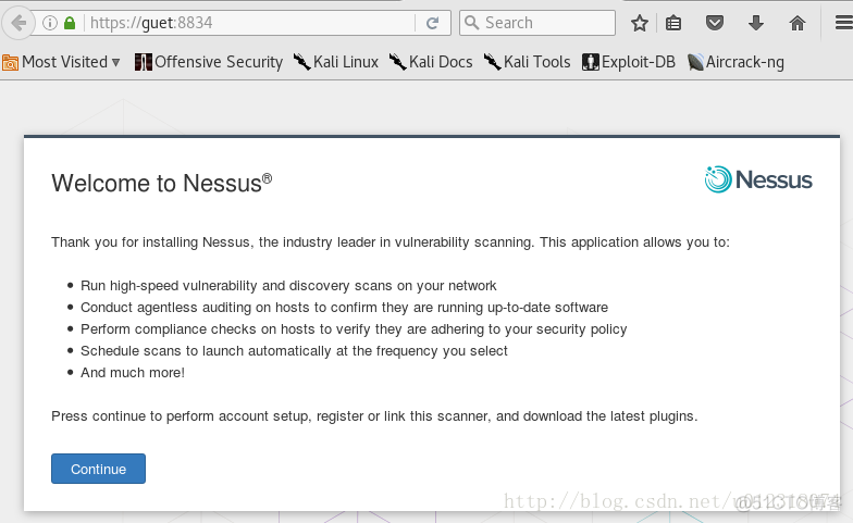 nessus window 安装Download Failed nessus插件下载失败_激活码_14