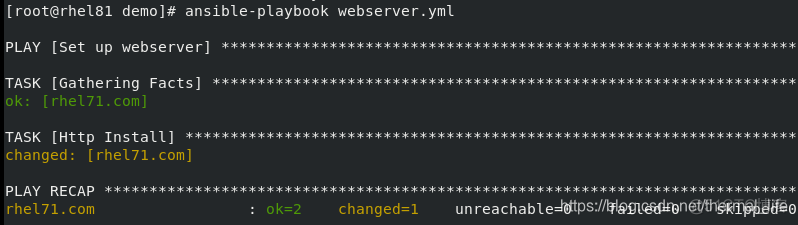 ansible playbook 登录主机 执行shell 在ansible -playbook 调用shell 脚本_运维_05