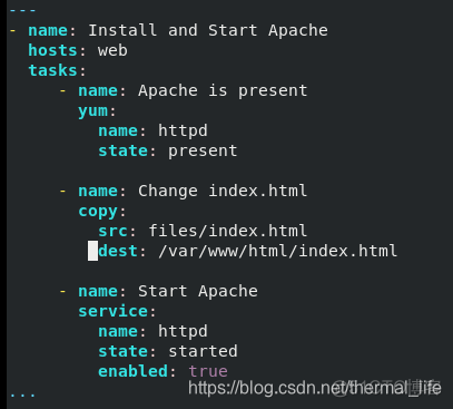 ansible playbook 登录主机 执行shell 在ansible -playbook 调用shell 脚本_vim_16