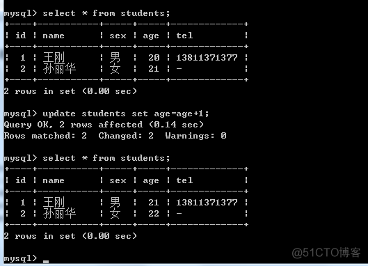 命令行登陆postgrel 命令行登陆mysql数据库_命令行登陆postgrel_12