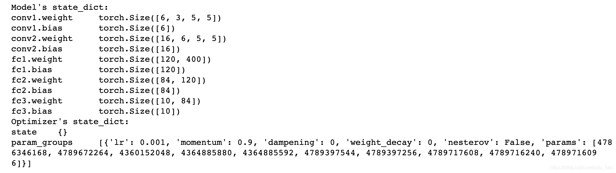 pytorch pth文件 模型结构 pytorch模型保存与加载_模型保存