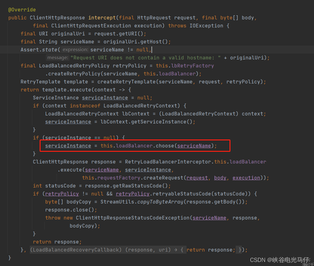 debug RestTemplate源码 resttemplate loadbalance_loadbalance_17