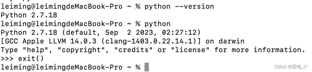 查看mac是否已安装python mac如何查看python版本_查看mac是否已安装python_02