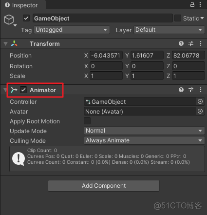 unity 控制动画自动播放 unity控制动画播放进度_学Unity的猫_22