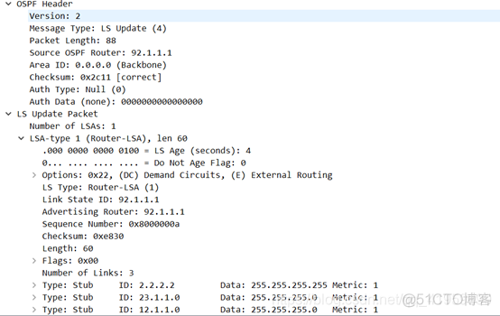 ospf抓取报文只有hello ospf抓包分析_OSPF_20