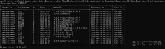 mysql查动态表名 mysql数据库动态查询_MySQL实验四数据库的查询_21