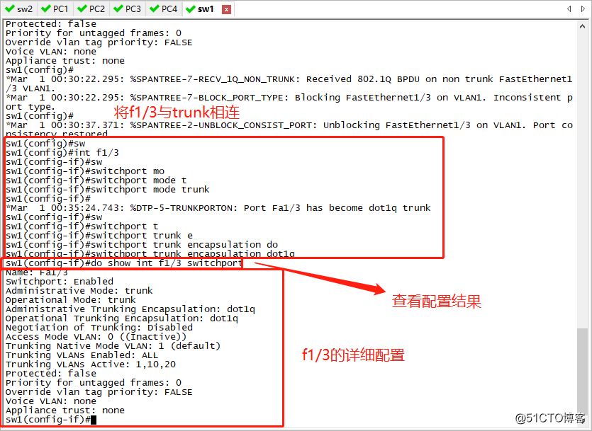 Vlan Trunk Protocol详解 trunk vlan all_IP_08