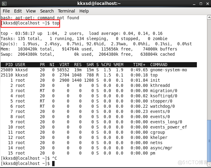 命令行 启动todesk ubuntu 命令行 启动任务管理器_Linux命令任务管理器_03