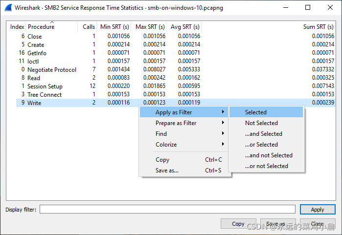 wireshake 设置rtsp端口 wireshark rtt_wireshark_08