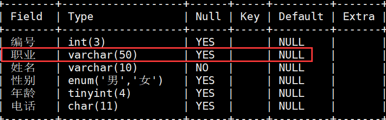 mysql用户修改属性列 mysql修改属性名_mysql 查看表结构_05