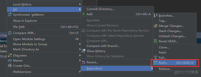 idea gitlab 拉项目 idea中git拉代码_git_15