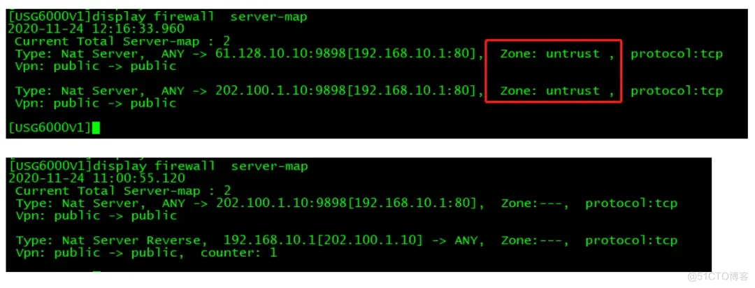 多出口下的NAT server（电信、联通多出口，源进源出与NAT ALG）_ide_07